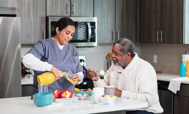 Atendimento de nutricionista em home care